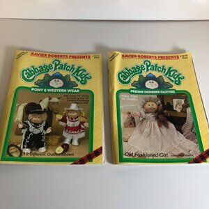 Cabbage Patch Kids Clothes Pattern Books Ready to Cut 7809 and 7810 Vintage
